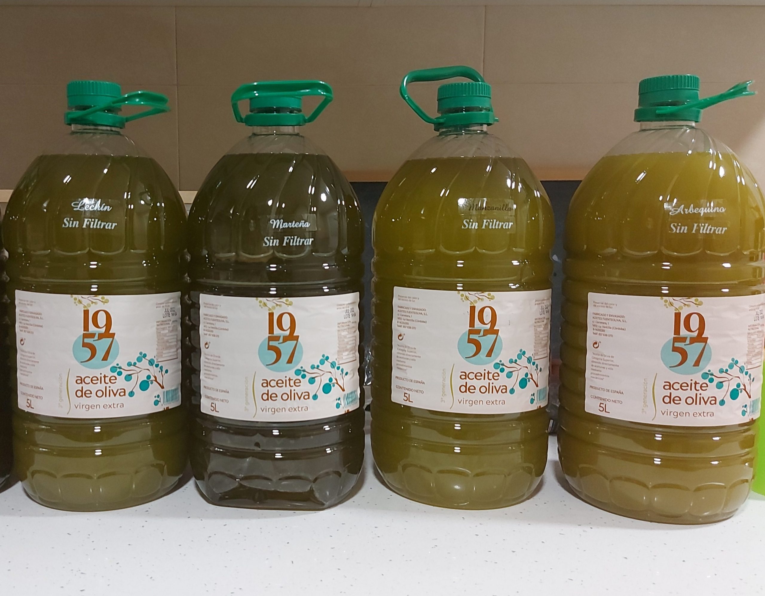 Comprar el mejor aceite de oliva virgen extra > 5 Litros - Arbequina